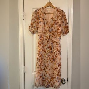 Sundance floral pink dress